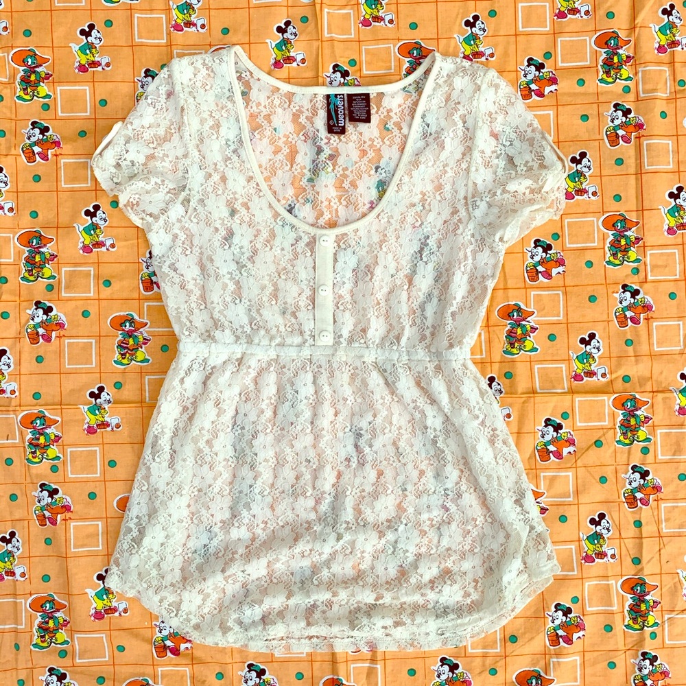 Women’s thrift shirt.